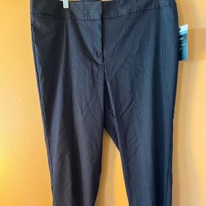 NWT pin striped ankle dress pants